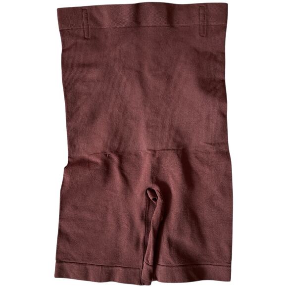 Shapermint Essentials Brown High Waisted Shaper Shorts, XS/S - Picture 2 of 3